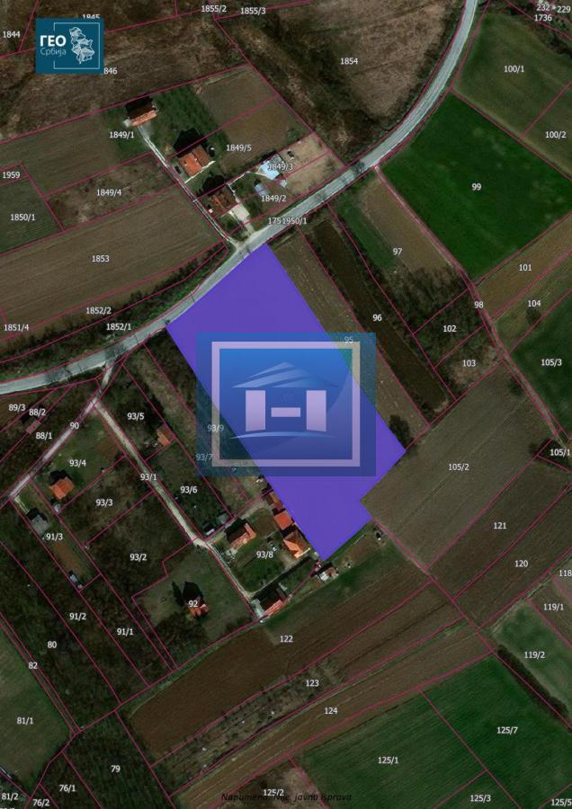 Parcela, Vinorački put, Jagodina