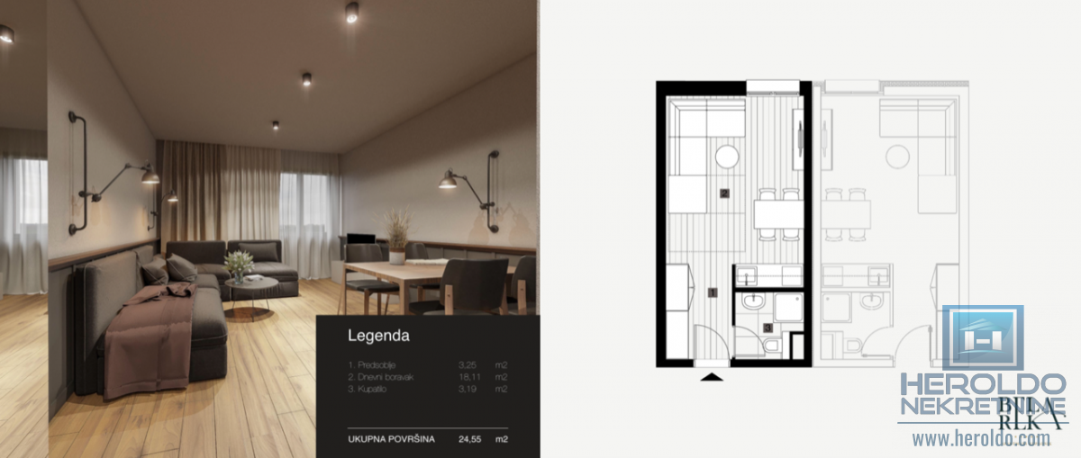 Lux Apartmani Bela reka – Brzeće