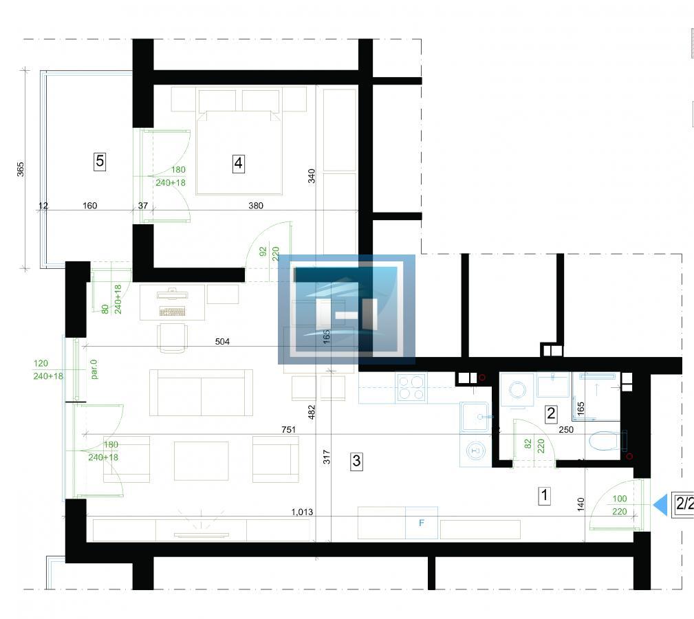 Moderan stan 59 m² u prestižnom kompleksu New Distrikt u Jagodini