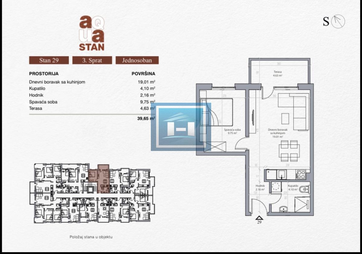 Stanovi u novogradnji 1350e/m² + PDV