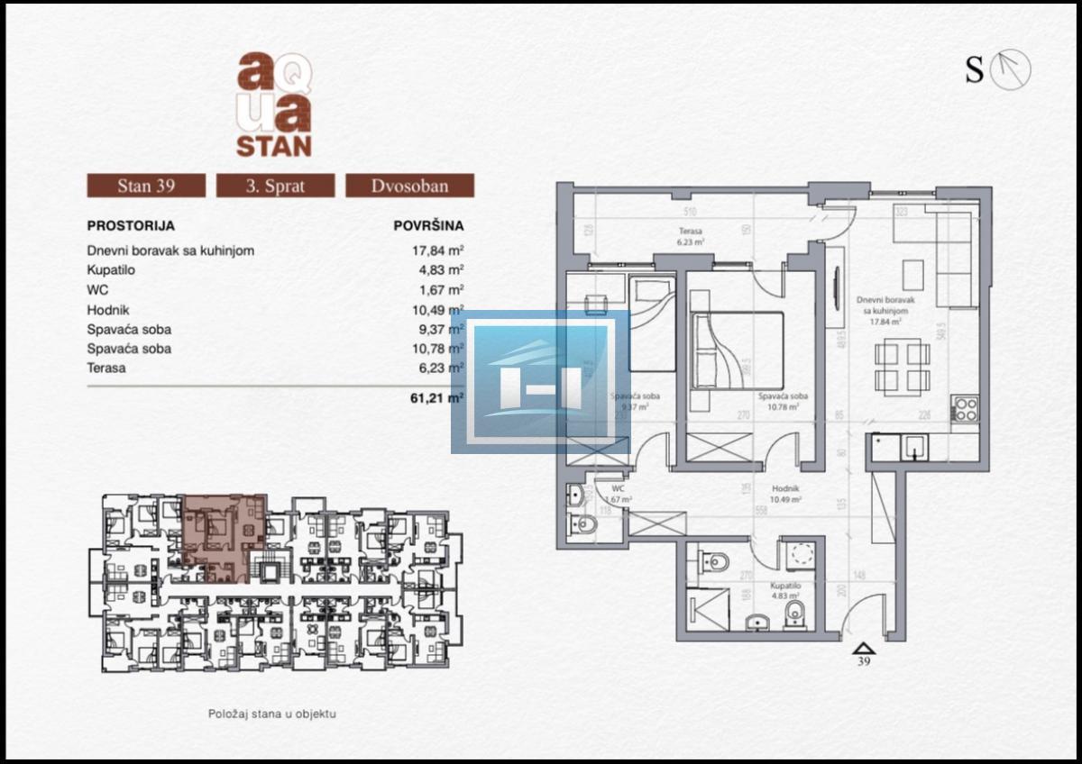 Stanovi u novogradnji 1350e/m² + PDV